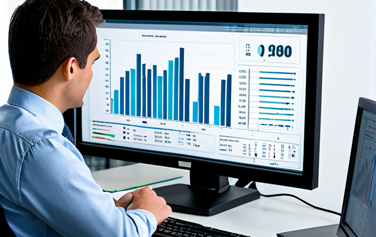 Data-Driven Decision Making**
"A professional government finance officer, fully clothed in business attire, analyzing financial data on a computer screen in a modern office. Charts and graphs are visible on the screen, safe for work, appropriate content, professional, perfect anatomy, natural proportions, well-formed hands, excellent lighting, family-friendly."
**